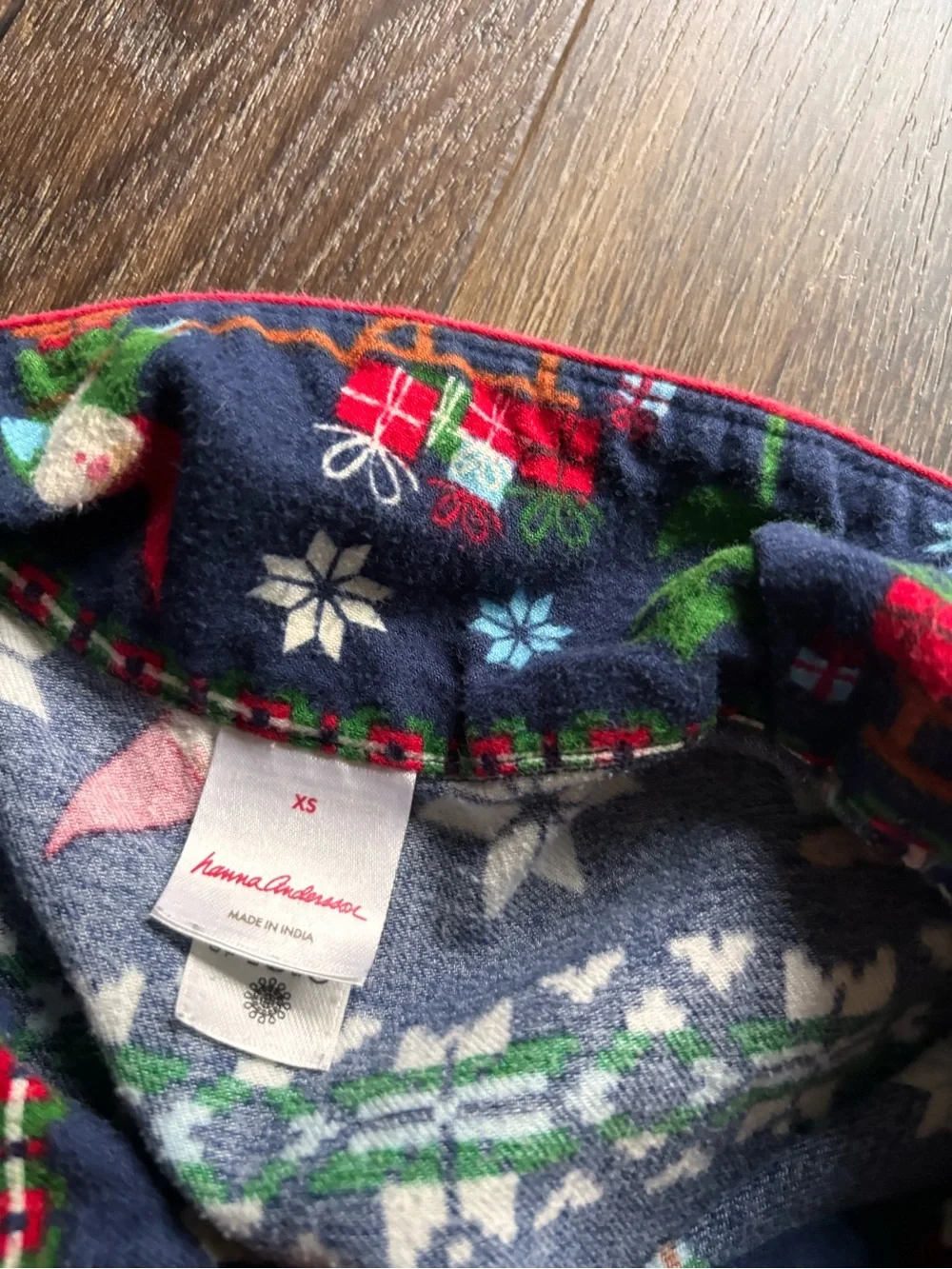 Hanna Andersson Holiday Flannel Pajama Top